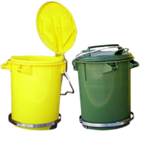 35L Industrial Wheelie Waste Bin With Lid Lifter