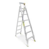 Stepladder - Aluminium - Dual Purpose - Punchlock Professional 150kg - 2100 to 3800mm