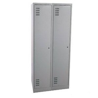 Locker - Steel - Brownbuilt (300) - 600 x 450 x 1800mm - 1 Tier - Bank of 2
