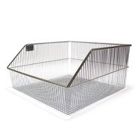Storage Bin - EasyFit Chrome Wire Basket - W40 - 418 x 273 x 165 mm