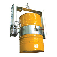 400KG Industrial Drum Rotator - Folklift Attachment - Hand Wheel Operated - DBR