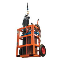 250KG Handtruck Hand Trolley Oxygen Gas Acetylene Trolley - 2 x Cylinder