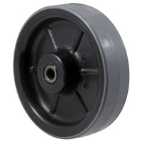 450KG Polyurethane On Nylon Wheel - 150 x 40mm - Plain Bearing