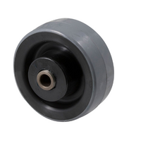 300kg Rated Polyurethane On Nylon Wheel - 100 x 40mm - Stainless Steel Roller Bearing