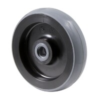 100kg Rated Polyurethane Wheel - 100 x 23mm - Plain Bearing
