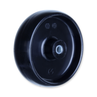 150kg Rated Industrial Nylon Wheel - 100 x 32mm - Plain Bearing