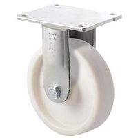 200KG High Low Temp Castor - Nylon Wheel - 150mm - Plate Fixed - 150°C to 210°C - ISO