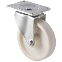 200KG Low Temp Castor - Nylon Wheel - 150mm - Plate Swivel - ISO