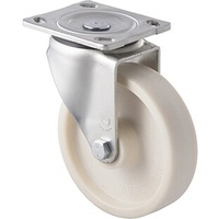 200kg Rated Low Temp Castor - Nylon Wheel - 150mm - Plate Swivel - NA