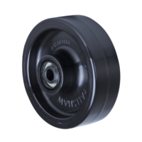 400kg Rated Industrial Nylon Wheel - 125 x 40mm - Roller Bearing