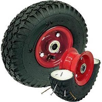 Semi Pneumatic Wheel - Steel Centre- 265mm x 70mm - Deep Groove Bearing