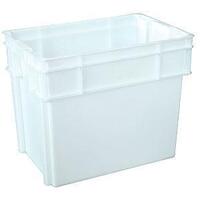 Bin - Stack & Nest - Series 2000 - 78 litre - 578 x 384 x 470mm high - Solid - White - H2780