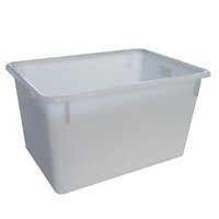 27L Plastic Industrial Nesting Bin Storage - 457 x 318 x 260mm - White