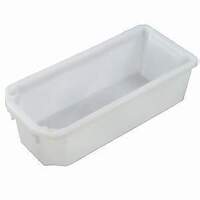 20L Plastic Industrial Stack & Nest Container - 584 x 267 x 178mm - White