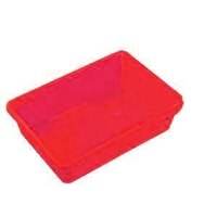 22.7L Plastic Industrial Nesting Container - 527 x 375 x 140mm - Red