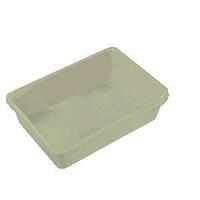 22.7L Plastic Industrial Nesting Bin Storage - 527 x 375 x 140mm - White