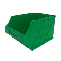 6L Storage Plastic Nally Micro Bin - 205 x 280 x 165mm - Green