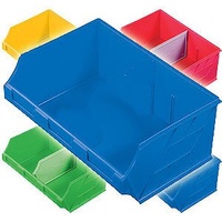 Storage Bin - Nally Micro Bin - 410 x 280 x 165mm - Blue, Red Green or Yellow - EACH