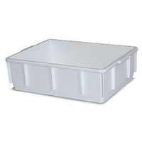 13L Plastic Stacking Bin Container Multi Stacker - 432 x 324 x 127mm - White