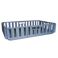 44L Plastic Stacking Crate Freezer - 730 x 530 x 152mm - Grey