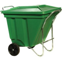 270L Mobile Wheelie Bin Waste Container Tipper - 2 Wheel