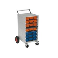 Storage Case - Rola Case Cabinet Kit - includes 7 x RC001 Cases - Pneumatic Wheels