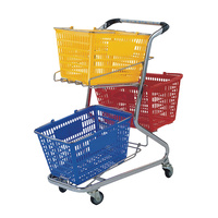 Trolley - Shopping Trolley - 3 Basket Capacity (Baskets not included)