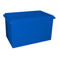 Bin - Rectangular - Rotomould - 180 litre - 820 x 520 x 540 mm high - Blue