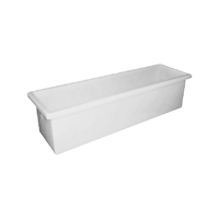 Bin - Rectangular - Rotomould - 300 litre - 1630 x 435 x 430 mm high - Natural