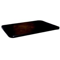 320L Plastic Rectangular Bin Rotomould Container - LID ONLY - Black