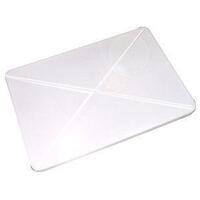 450L Plastic Rectangular Bin Rotomould Tank Container - LID ONLY - Natural