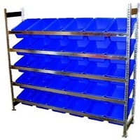 Bin Rack - Action Rack - 2022 x 1800 - Model 30 Bins x 30 - Blue