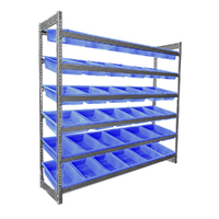 Bin Rack - Action Rack - 2022 x 1800 - #4 Bins x 36 - Blue