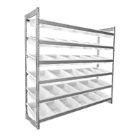 Bin Rack - Action Rack - 2022 x 1800 - #4 Bins x 36 - White