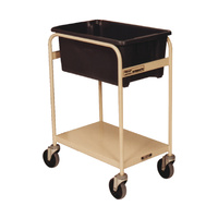 Order Picking Warehouse Trolley Single Tub - Beige (Bin not included) - Australian Made