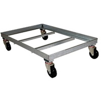 Dolly - Plastic Bin - Angle Frame - 910 x 607 x 266H - 150mm Castor