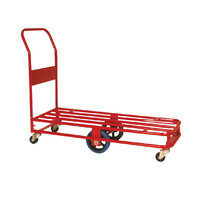 450KG Heavy Duty Steel Platform Trolley - 1 Handle 6 Wheel - 1200 x 600mm - Tube Deck