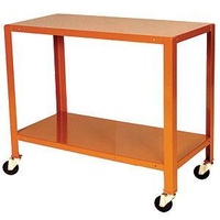 2 Deck Steel Mobile Workstand Work Station - 1110 x 610mm