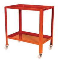 2 Tier Inverted Tier Steel Mobile Workstand Work Station - 810 x 510mm - Mobile