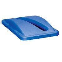 Bin - Waste - Slim Jim - Accessory - Lid - Paper Recycling - Blue