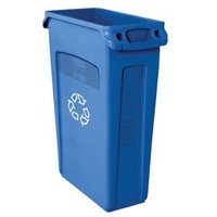 Bin - Waste - Slim Jim - 87 litre - Paper Recycling - Blue