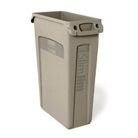 Bin - Waste - Slim Jim - 87 litre - Venting Channels - Beige
