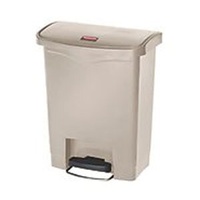 Bin - Waste - Step On Pedal Bin - Slim Jim - 30 litre - Beige