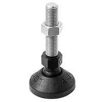 1000KG Industrial Adjustable Pedestal foot - 60mm diameter x 150mm high x M16