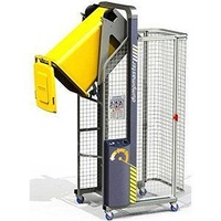 250kg Rated Wheelie Bin Lifter Tipper - 1530mm Tip Height-12V Battery/240V Single Phase
