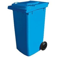 240L HDPE Wheelie Waste Bin - Blue - Food Grade - Australian Made