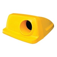 Wheelie Waste Bin Bottle Lid Suits 240L Bins - Yellow