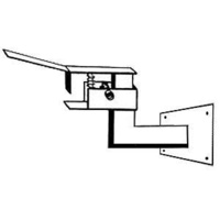 Wheelie Bin Security Stand - Wall Mount - 1 Bin - Suits all Bin Sizes