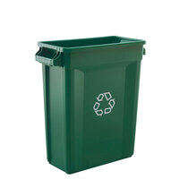 60L Svelte Slim Plastic Recycling Container - 507W X 272D X632H - Green