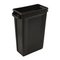 87L Svelte Slim Rectangular Plastic Bin - 507W X 272D X 756H - Brown